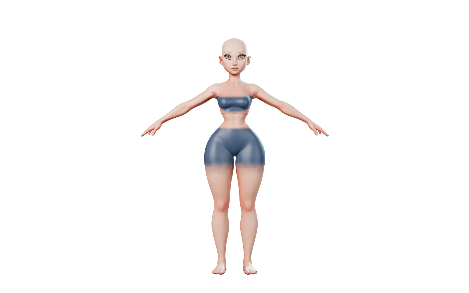 The finished character